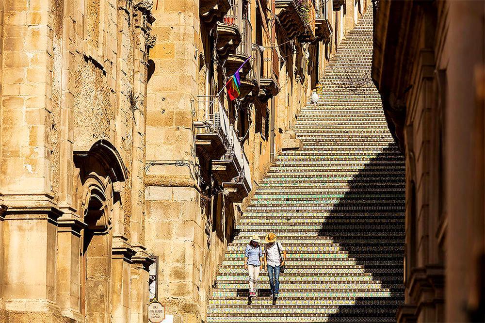 Casa Dei Colori Hotel Caltagirone Luaran gambar